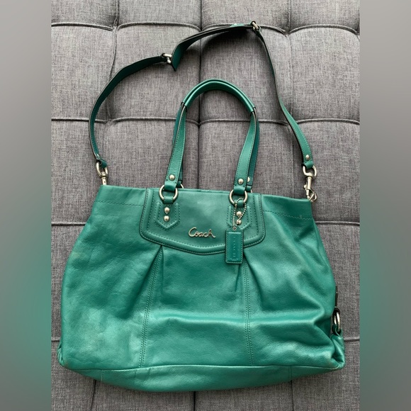 Coach Bags Vintage Coach Green Bag Shoulder And Crossbody Poshmark